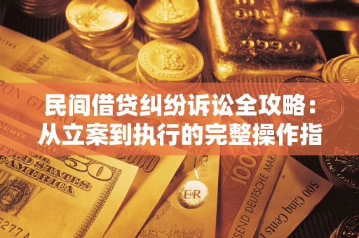武汉民间借贷纠纷诉讼全攻略：从立案到执行的完整操作指南