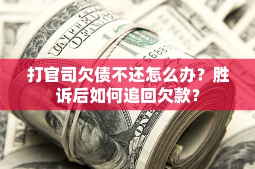 武汉打官司欠债不还怎么办？胜诉后如何追回欠款？