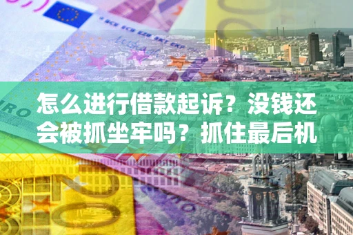 武汉怎么进行借款起诉？没钱还会被抓坐牢吗？抓住最后机会！