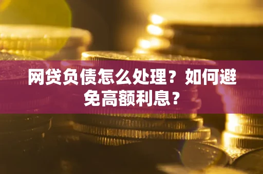 武汉网贷负债怎么处理？如何避免高额利息？