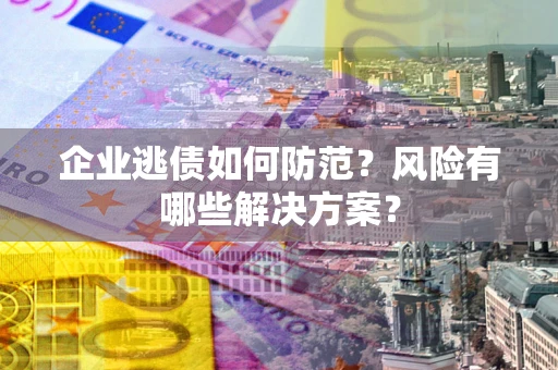 武汉企业逃债如何防范？风险有哪些解决方案？