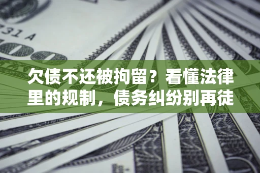 武汉欠债不还被拘留？看懂法律里的规制，债务纠纷别再徒劳奔波