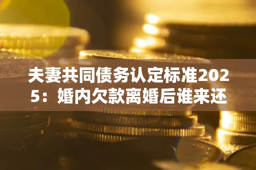 武汉夫妻共同债务认定标准2025：婚内欠款离婚后谁来还？