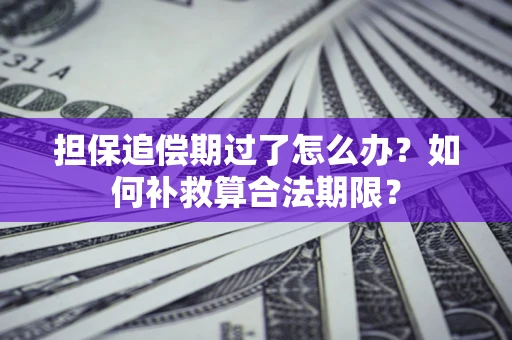 武汉担保追偿期过了怎么办？如何补救算合法期限？
