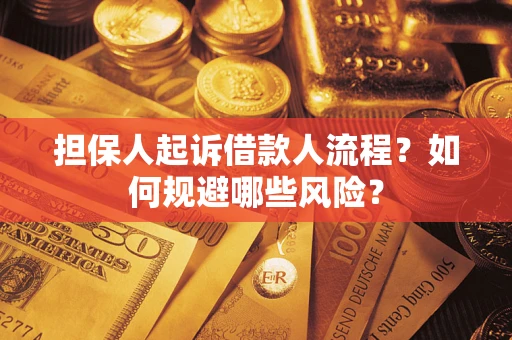 武汉担保人起诉借款人流程？如何规避哪些风险？