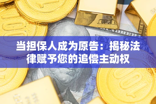 武汉当担保人成为原告：揭秘法律赋予您的追偿主动权