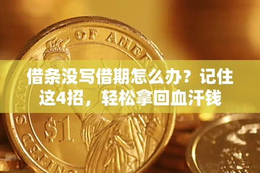 武汉借条没写借期怎么办？记住这4招，轻松拿回血汗钱