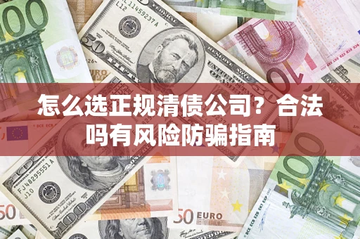 武汉怎么选正规清债公司？合法吗有风险防骗指南